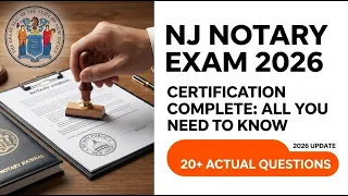 Pass the 2026 NJ Notary Exam with This Complete New Jersey Notary Public Certification Guide