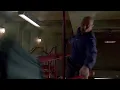 Walter White Heisenberg falls in the meth lab