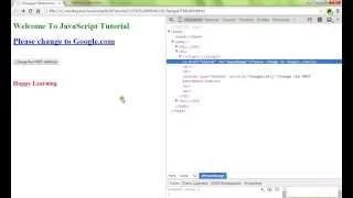 CHANGE HTML ATTRIBUTE USING JAVASCRIPT DEMO