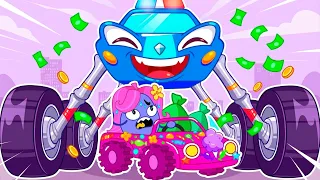 🚔 Let's Go, Police Monster Truck! ✨ Rescue Team | More Funny Cartoons for Kids