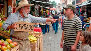 Vendedor humilla a un vagabudo para salvarle la vida y así lo logró