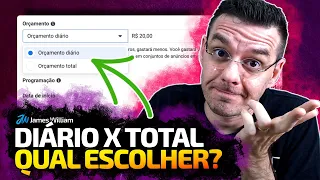 Orçamento DIÁRIO ou TOTAL [Vitalício], QUAL ESCOLHER? | FACEBOOK META ADS