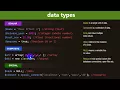 PHP A-Z Class 4 Part 2 Data types