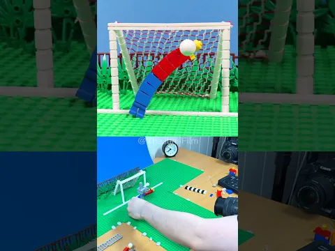 The greatest LEGO goalkeeper timelapse ⚽ #lego