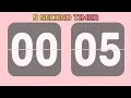 5 Second Timer Bold Countdown Confetti Blast