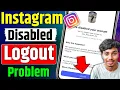 Instagram account disabled appeal option not showing Instagram account disabled how to get back