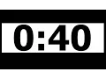 40 seconds Countdown Timer with Alarm