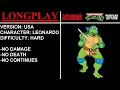 Download Lagu T.M.N.T. IV - Turtles in Time USA Super Nintendo - Longplay - Leonardo | Hard Difficulty