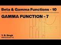 Beta Gamma Functions 10 - GAMMA FUNCTION Y B Singh KNIPSS Sultanpur