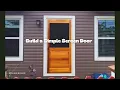 Build a Simple Screen Door DIY Wood working