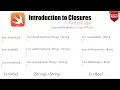 Swift - Part 27 Introduction to Closures Function Type