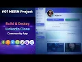 Build a LinkedIn Clone App Full MERN Project Socket io Clerk RTK Tailwind