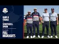 Rahm Straka vs Scheffler Spaun Friday Four-Balls 2025 Ryder Cup