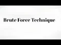 Brute Force Algorithms with Real Life Examples Study Algorithms