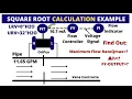 Differential Pressure Transmitter Square Root Calculation Examples