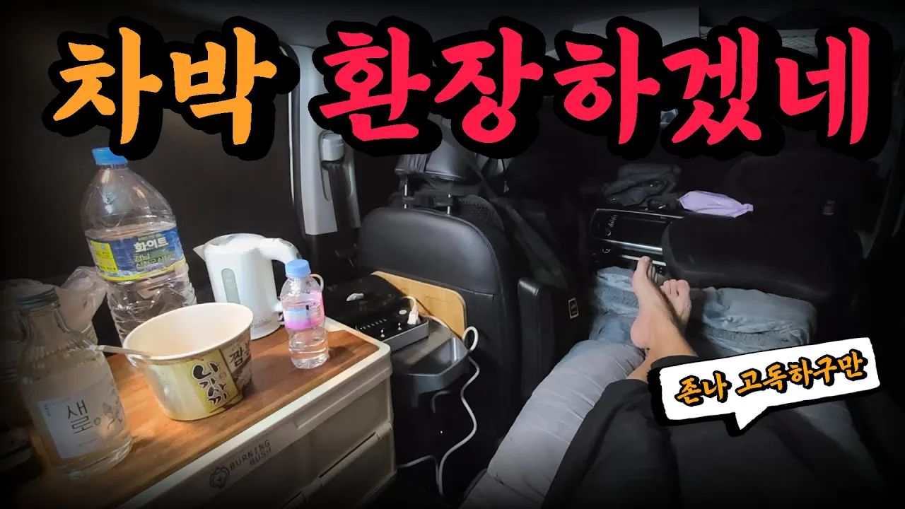 차박에 대한 환상이 있었습니다. 실사판 차박은 어떨까요? #스텔스차박 #차박캠핑 #현실차박 #노지캠핑 #에코플로우 #파워뱅크 サムネイル