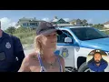 Myrtle Beach police bodycam Beach outfit detention
