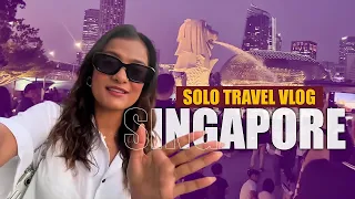 Solo Travel Vlog Singapore 🇸🇬 | First Day Experience | Day 1| Ishtu Karkee