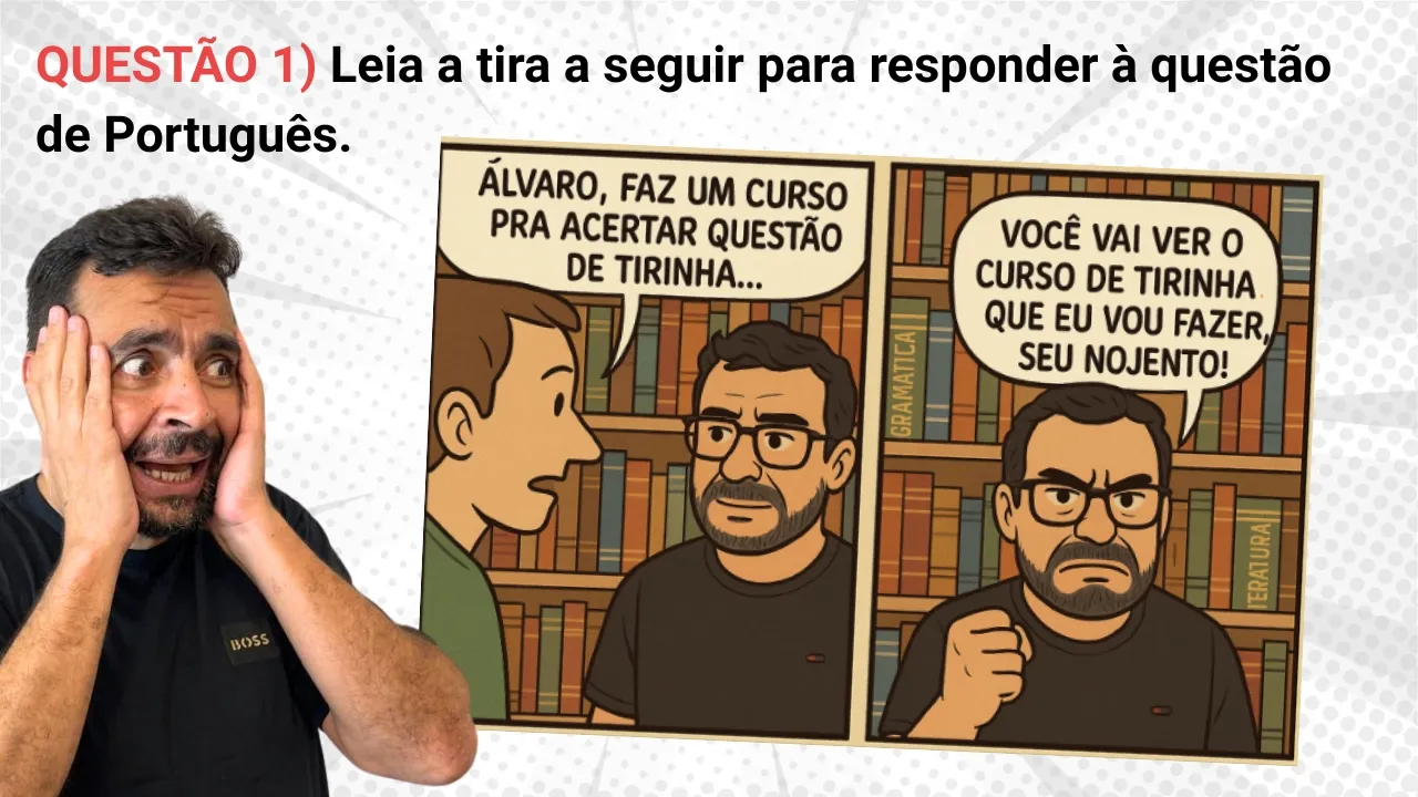 😄 Como acertar questões de TIRINHA em concurso público