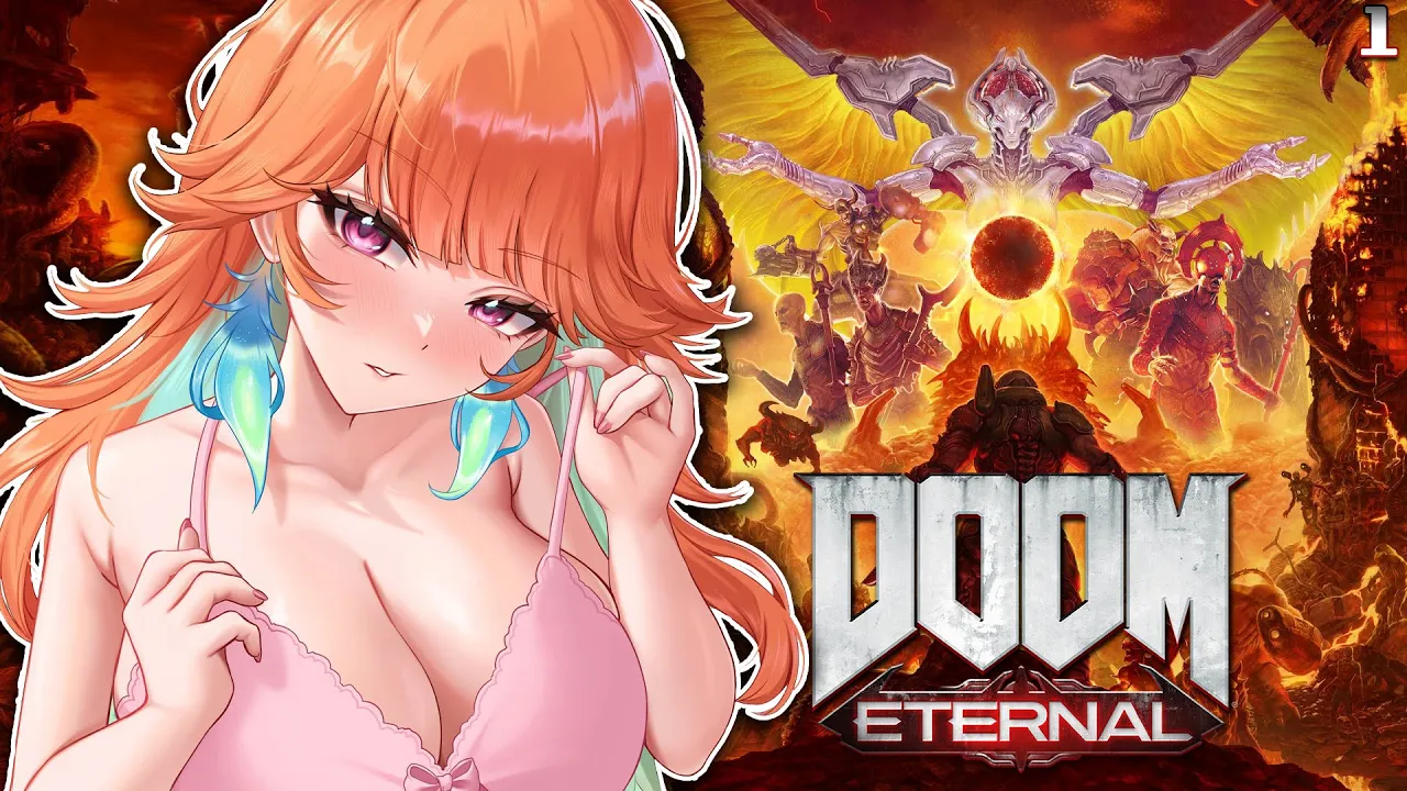 【DOOM ETERNAL】alright say it with me guys, "DOOM? What do you mean DOOM?" #kfp #キアライブ