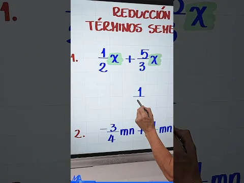 Reducción de términos semejantes