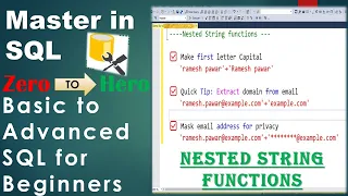 Top 3 SQL Nested String Functions You MUST Know Real-Life Examples in SSMS