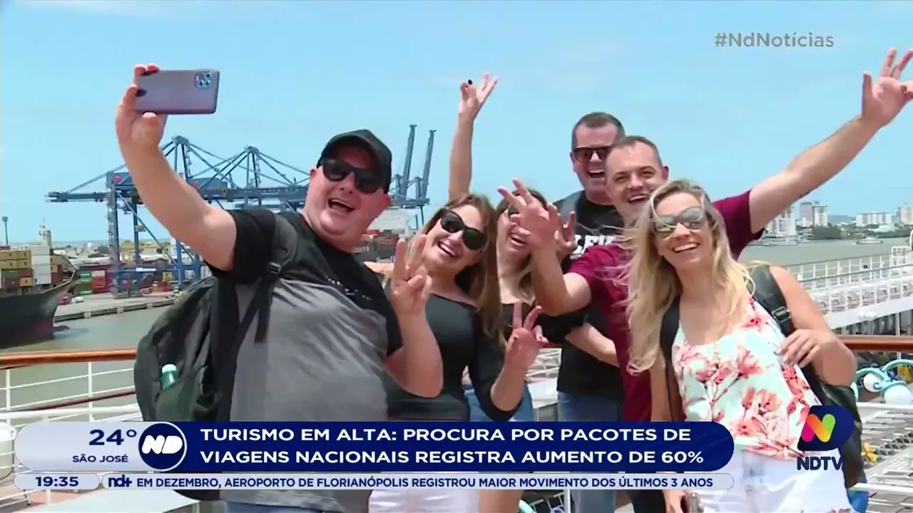 Turismo em alta: procura por pacotes de viagens nacionais registra aumento de 60%