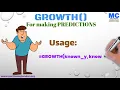 Exponential Regression using LOGEST