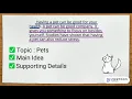 Main Idea and Supporting Details