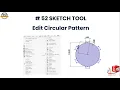 How to Edit Circular Sketch Pattern in SolidWorks