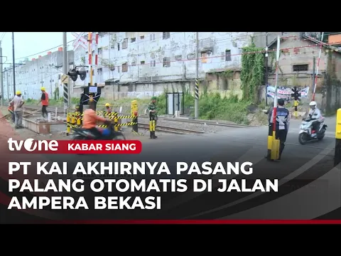 Pasca-Kecelakaan KRL vs Taksi, Perlintasan KA Ampera Dipasangi Palang Otomatis