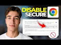 How To Disable Secure DNS In Google Chrome Tutorial 2026