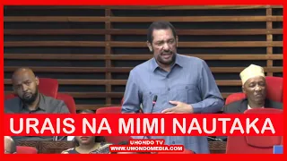BILA UWOGA SHABIBIY ATOBOA SIRI ZOTE BUNGENI''HATA MIMI URAIS NAUTAKA''