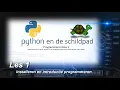 ICT-meester - Programmeren met Python les 1 installeren en introductie programmeren