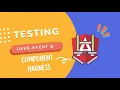 Testing using user-event and component Harness in Angular part 5 Testing using component Harnesses