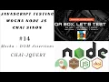 Mocha - DOM Assertion using Chai-jQuery