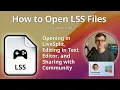 How to Open LSS Files LiveSplit Split