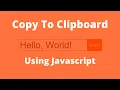 Part 2 How To Copy Selected Text Using Javascript With UI