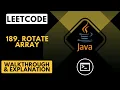LeetCode 189 Rotate Array Java