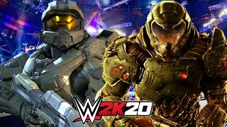 doom vs halo wwe 2k20