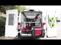 Inside the all in one Mobile Tire Van