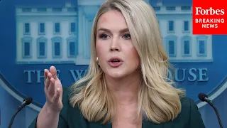 BREAKING NEWS: Karoline Leavitt Holds White House Press Briefing As Signal Leak Rocks Trump Admin.