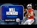 Will Howard 2024 Highlights No 185 Overall to Steelers Ohio State University