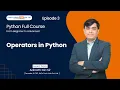 Operators in Python Full Explanation with Examples Python for Beginners