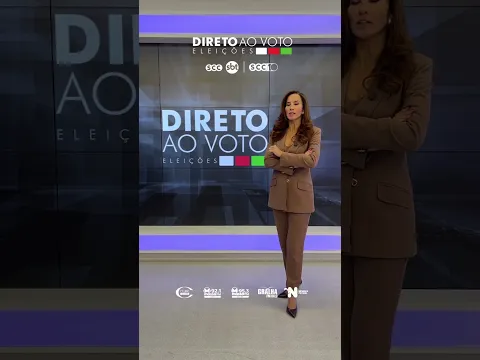 Cobertura da eleição presidencial na tela do SCC SBT