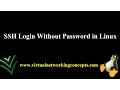 SSH Login Without Password in Linux