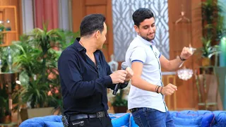 السود عيونه ياولا عائلة مصطفى قمر كلها في الاستوديو مع منى الشاذلي 