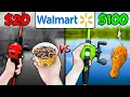 20 vs 100 Walmart Budget Fishing Challenge