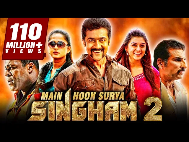 Download MP3 Main Hoon Surya Singham 2 Hindi Dubbed Full Movie | Suriya, Anushka Shetty, Hansika