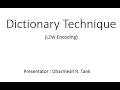 Dynamic Adpative Dictionary LZW Encoding